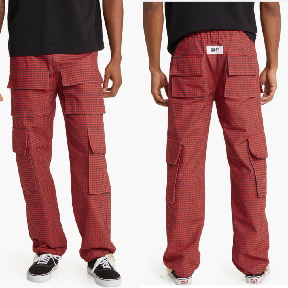 KROST Dotted Print Cargo Pants Size Small